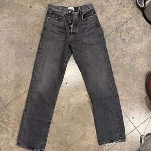 AGOLDE like new charcoal denim size 25